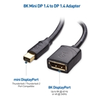 Cable Matters 2-Pack, Mini DisplayPort to DisplayPort Adapter in Black