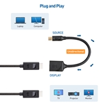 Cable Matters 2-Pack, Mini DisplayPort to DisplayPort Adapter in Black