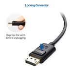 Cable Matters 2-Pack, USB-C to DisplayPort Cable in Black - 1.8m/6ft