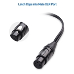 Cable Matters 2-Pack, XLR3 Female to Dual XLR3 Male Y-Splitter Cable - 0.5m/18In.