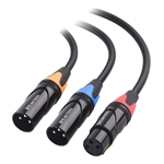 Cable Matters 3-Pack, Color-coded XLR to XLR Microphone Cable