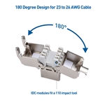 Cable Matters [UL Listed] 12-Pack Cat6A Shielded Metal RJ45 Keystone Jacks