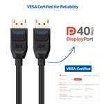 Cable Matters VESA Certified DisplayPort 2.1 Cable - 8K 60hz Ready