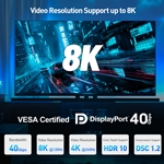 Cable Matters VESA Certified DisplayPort 2.1 Cable - 8K 60hz Ready