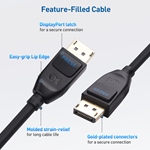 Cable Matters VESA Certified DisplayPort 2.1 Cable - 8K 60hz Ready