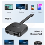 Cable Matters Foldable USB-C to HDMI & DisplayPort Adapter
