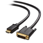 Cable Matters CL3-Rated Bi-Directional HDMI to DVI Cable