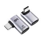 Cable Matters Combo-Pack, 40Gbps USB-C Right Angle Adapter