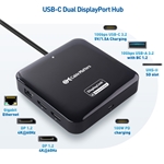 Cable Matters USB-C Dual DisplayPort Hub
