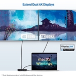 Cable Matters USB-C Dual DisplayPort Hub