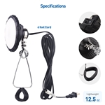 Cable Matters [ETL Certified] Portable LED Clamp Light for Workshop