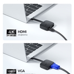 Cable Matters Foldable USB-C to HDMI & VGA Adapter