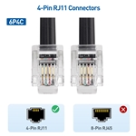 Cable Matters 2-Pack, RJ11 Cable