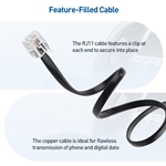 Cable Matters 2-Pack, RJ11 Cable