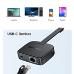 Cable Matters Foldable USB-C to 2.5 Gigabit Ethernet Adapter with PD