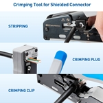 Cable Matters Modular RJ45 Crimping Tool for Shielded Pass Through Connectors