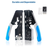 Cable Matters Modular RJ45 Crimping Tool for Shielded Pass Through Connectors