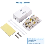 Cable Matters 5-Pack, Cat 6 RJ45 Junction Box