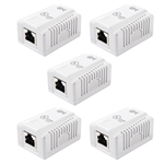 Cable Matters 5-Pack, 1-Port Cat 6a Shielded RJ45 Surface Mount Box