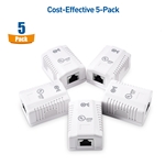 Cable Matters 5-Pack, 1-Port Cat 6a Shielded RJ45 Surface Mount Box