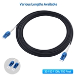 Cable Matters Armored LC to LC Duplex OS2 9/125 Single Mode Fiber Optic Patch Cable