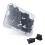 Cable Matters 20-Pack, USB-A Port Dust Covers in Black