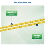 Cable Matters SC to SC APC OS2 Single Mode Simplex Fiber Optic Cable