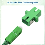 Cable Matters 6-Pack, SC to SC APC OS2 Single Mode Simplex Fiber Optic Adapter