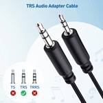 Cable Matters Combo Pack, 3.5mm to 2.5mm M/F, F/M TRS Audio Adapter Cable - 4 Inches