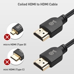 Cable Matters 48Gbps Coiled 8K HDMI Cable - 3 ft