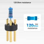Cable Matters 2-Pack, 120 Ohm 3-Pin XLR/DMX Terminator