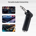 Cable Matters 2-Pack, Right Angle 6.35mm TRS Adapter