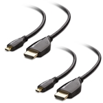 Cable Matters 2-Pack Micro HDMI to HDMI Cable - 4K Ready