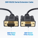 DB9 RS232 Serial Extension Cable