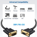 DB9 RS232 Serial Extension Cable