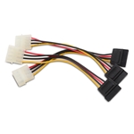 Cable Matters 3-Pack 4 Pin Molex to SATA Power Cable Adapter 6 Inches