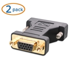 Cable Matters 2-Pack DVI-I (24+5 pin) to VGA Adapter