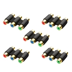 Cable Matters 5-Pack 3-RCA/RGB Coupler