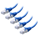 Cable Matters 5-Pack Cat6A Snagless Shielded (SSTP/SFTP) Ethernet Patch Cable