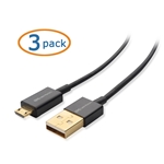 Cable Matters 3-Pack USB 2.0 to Micro USB Cable