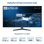 Cable Matters DisplayPort Cable - 4K Ready