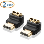 Cable Matters 2-Pack 90 Degree Right Angle HDMI Adapter