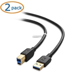 Cable Matters 2-Pack USB 3.0 A to USB-B Cable