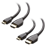 Cable Matters 2-Pack Mini HDMI to HDMI Cable - 4K Ready