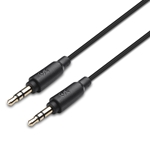 Cable Matters 2-Pack 3.5mm (1/8 Inch) Coiled Stereo Audio Cable in Black 5 Feet