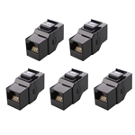 Cable Matters [UL Listed] 5-Pack Cat6 RJ45 Keystone Jack In-Line Coupler