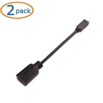 Cable Matters 2-Pack Micro HDMI to HDMI Adapter 6 Inch