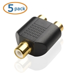 Cable Matters 5-Pack RCA Split Adapter