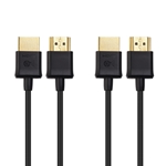 Cable Matters 2-Pack Ultra-Slim HDMI Cable - HDR and 4K Ready