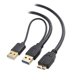 Cable Matters Micro USB 3.0 to USB Splitter Cable 20 Inches
